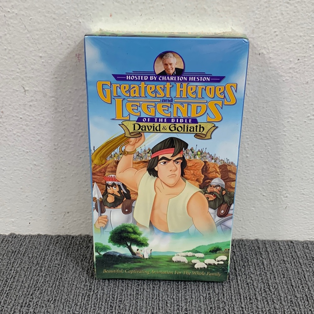 Greatest Heroes and Legends of the Bible- David & Goliath (VHS, 1998) New Sealed
